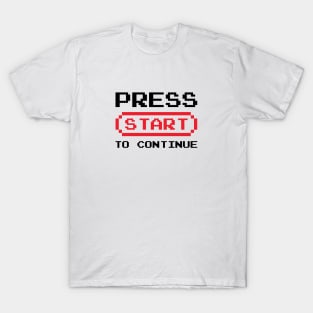 Press Start to Continue T-Shirt